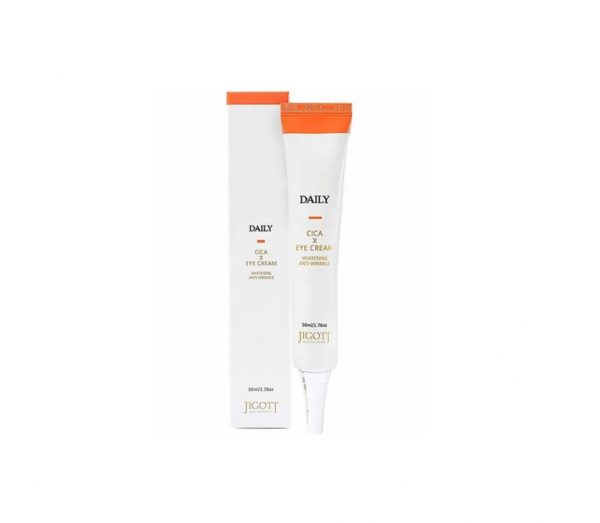 JIGOTT Крем для кожи вокруг глаз с экстрактом центеллы азиатской Daily Real Cica Eye Cream, 50 мл